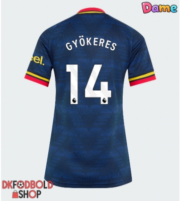Arsenal Viktor Gyokeres #14 Udebanetrøje Dame 2026-27 Kort ærmer Arsenal Viktor Gyokeres #14 Udebanetrøje Dame 2026-27 Kort ærmer